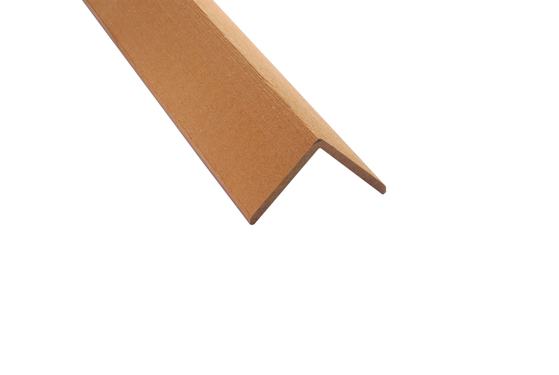 Profil d'angle bois composite 2700 x 60 x 60 mm, teck