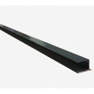 Profil d'obturation gris U 16 mm - 980 mm