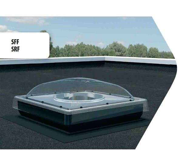 Puits de lumière SFF conduit souple, pour toit plat - 550 mm