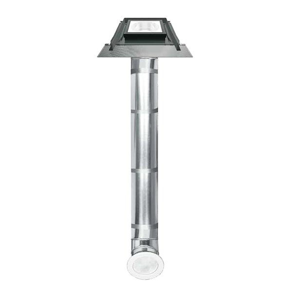 Puit de lumière SRD-S conduit rigide, coupole, couverture plate- 250 mm