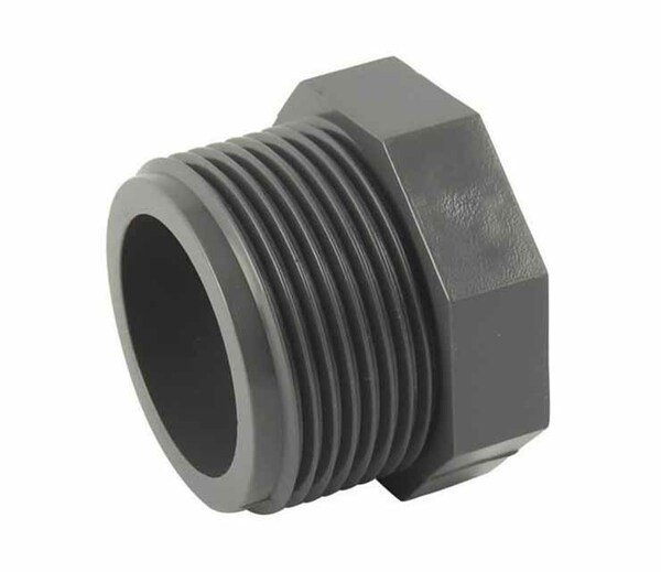 Bouchon 3/8", pvc pression, fileté mâle