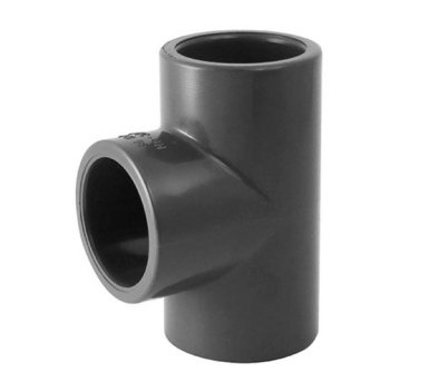 Vignette Té PVC pression femelle 90° - Ø 50 mm