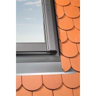 Raccord de toiture pour fenêtre ROTO Q, pour petite tuile plate, sans bloc isolant - 55 cm x 98 cm