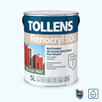 Vignette Revêtement semi-épais TOLLENS RENOCRYL 500