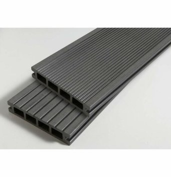 Vignette Lame de terrasse Reverso 25 mm x 14 cm x 2.4 m, alvéolaire, ebony