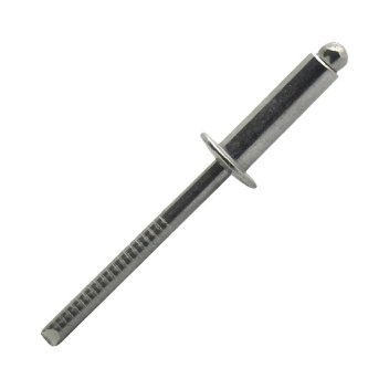 Vignette Rivet inox A4 tête plate 3.2 mm x 06 mm