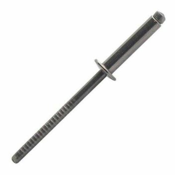 Vignette Rivet inox A2 tête plate 2.4 mm x 06 mm