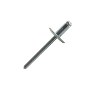 Vignette Rivet acier tête extra large 4.8 mm x 10 mm