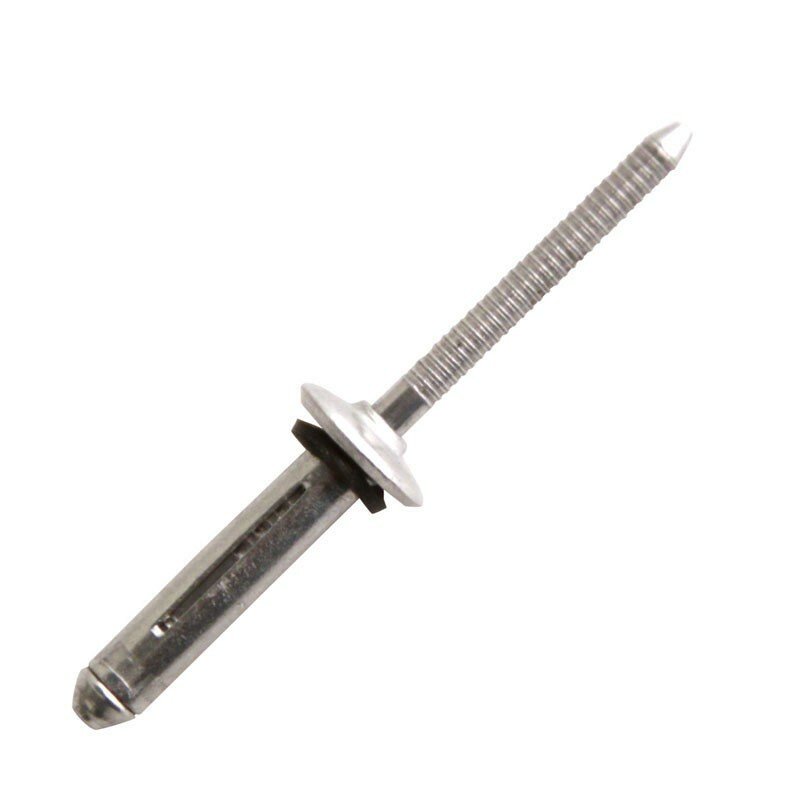 Rivet étoilé aluminium, rondelle d'étanchéité 7.7 mm x 28 mm