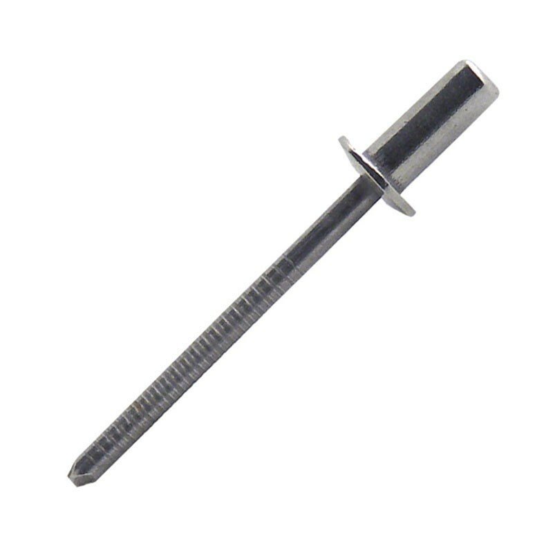 Rivet étanche inox A2 tête plate 4.8 mm x 20 mm