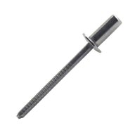 Rivet étanche inox A2 tête plate 4.8 mm x 20 mm