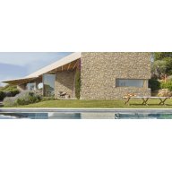 Parement Roca ton bronze sur treillis