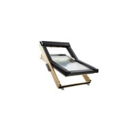 Fenêtre à rotation premium finition bois naturel - 78 cm x 118 cm