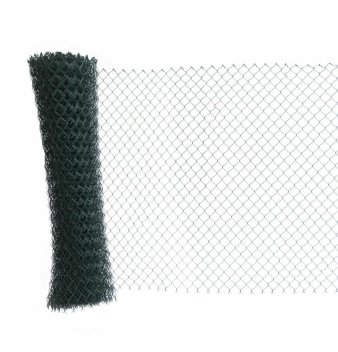 Vignette Rouleau de grillage simple torsion plastifié vert 25 m, hauteur 200 cm