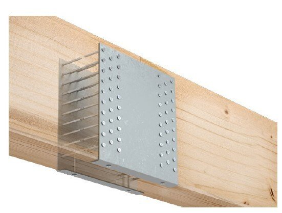 Sabot cantilever (B) 220 x (H) 160 x (T) 20 x (S) 2,0 mm