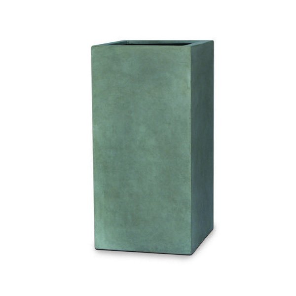 Vase haut rectangulaire Sacramento en béton léger