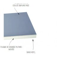Plaque SIS REVE 110 mm x 120 cm x 250 cm, Platre + PU