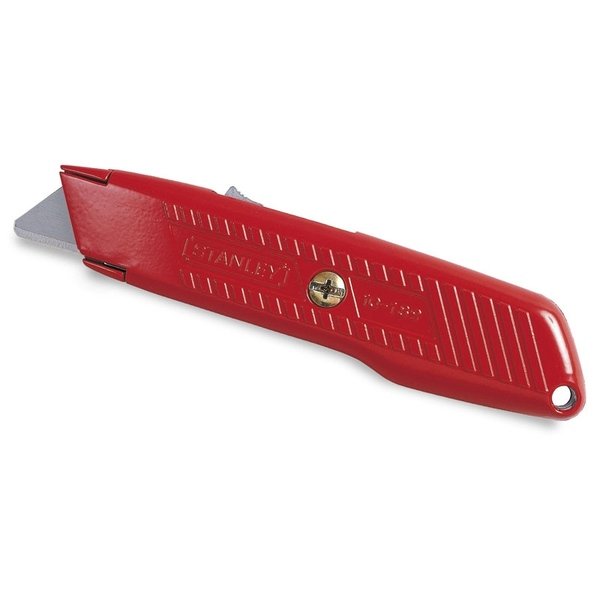 Couteau de sécurité auto-rétractable de la lame + 1 lame bout arrondi