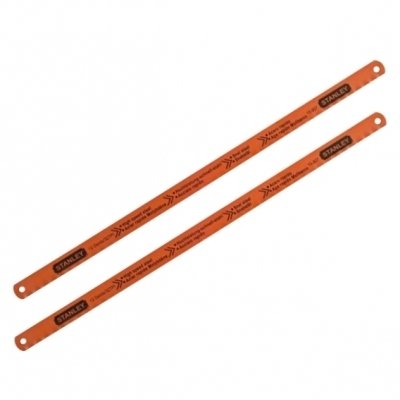 Jeu de 2 lames de scie à métaux HSS rubis 24 dents/pouce