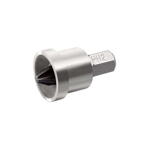 Embout pour vis cruciforme PH2 à butée