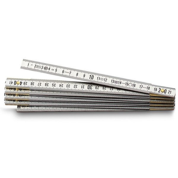 Mètre pliable en alliage d'aluminium, 2 m