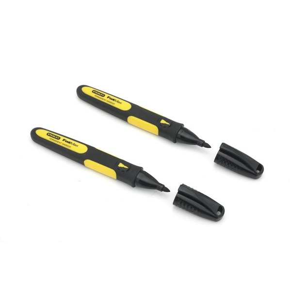 Lot de 2 marqueurs noirs pointe fine