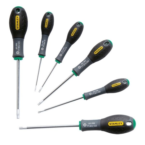 Jeu de 6 tournevis Tamper TORX