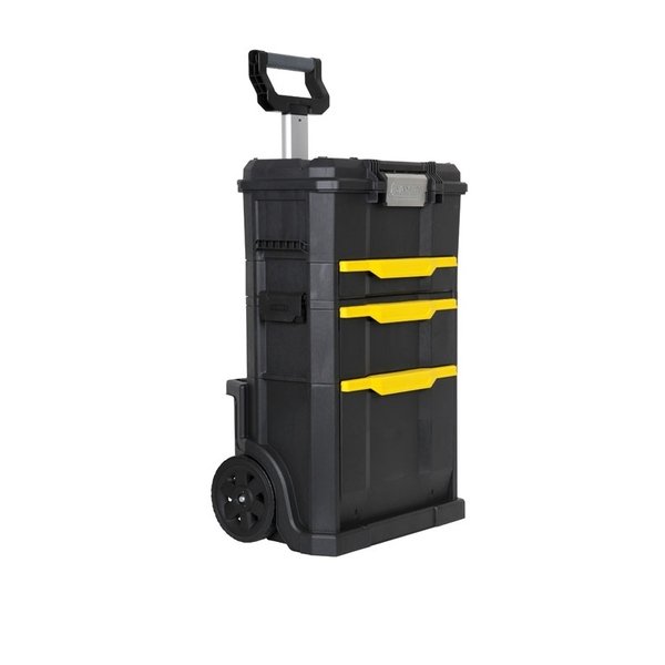 Servante d'atelier modulo 2 en 1 avec boîte organiseur, H 77,8 cm