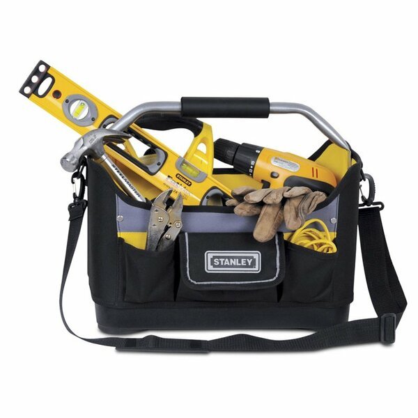 Panier porte-outils toile avec bandoulière, L 44,7 cm