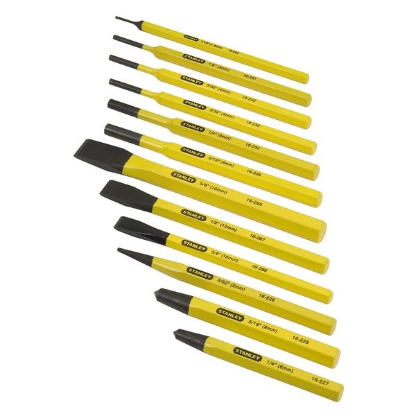 Jeu de 12 outils de frappe ( chasse-goupille-burin à froid)