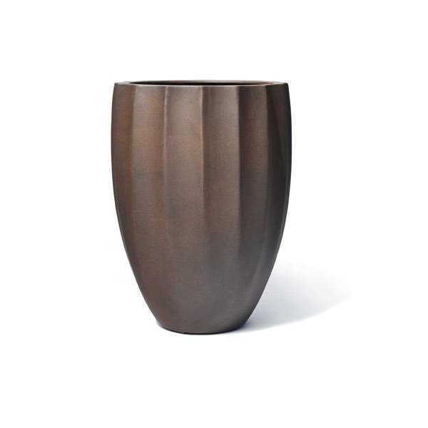 Vase haut oval Star Alto GM couleur rouille