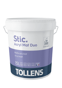 Peinture murs et plafonds TOLLENS STIC ACRYL MAT DUO