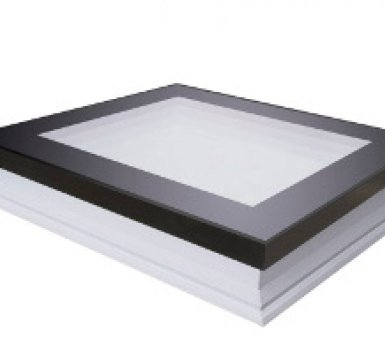Vignette Fenêtre plane fixe pour toit plat, quadruple vitrage - 90 cm x 120 cm