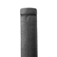 Brise vue, toile souple anthracite (350gr/m²) - rouleau 10m, hauteur 103 cm