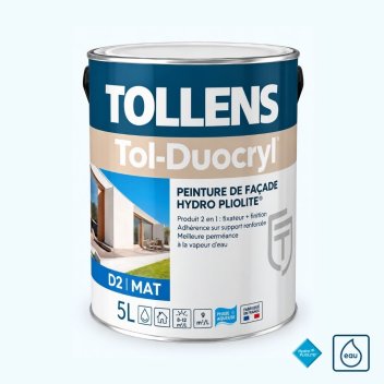 Vignette Peinture de ravalement mate TOLLENS TOL DUOCRYL