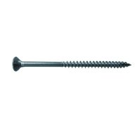 Vis à bois 4 mm x 30 mm, tête fraisée, inox A2, spéciale terrasse
