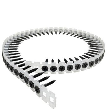 Vignette Vis TTPC en bande pour plaque de plâtre 3.5 mm x 25 mm, tête trompette, philips