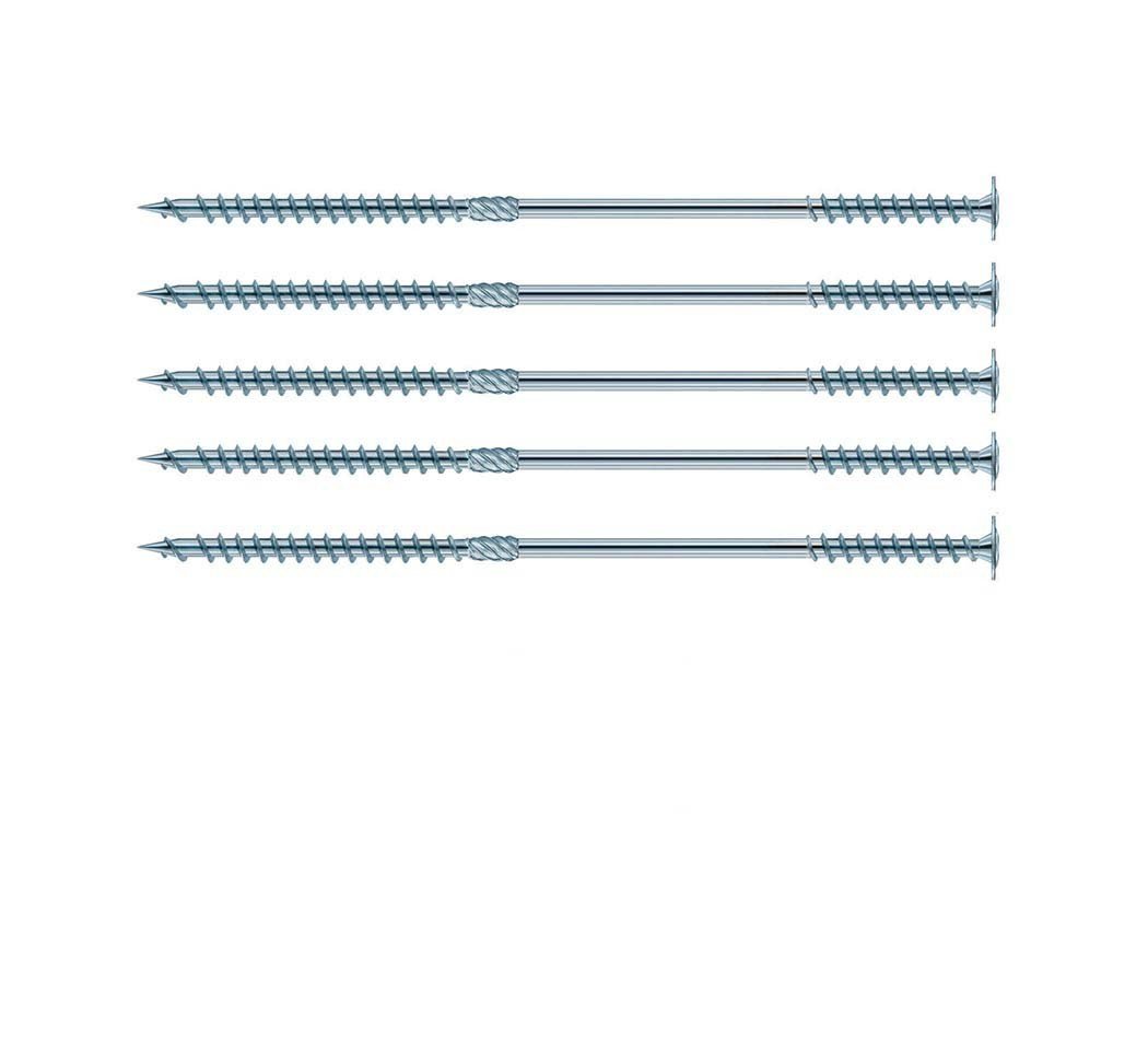 Vis double filet pour sarking, 8 mm x 165 mm