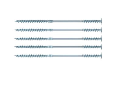 Vignette Vis double filet pour sarking, 8 mm x 225 mm