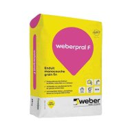 Enduit monocouche weberpral F, 25 kg