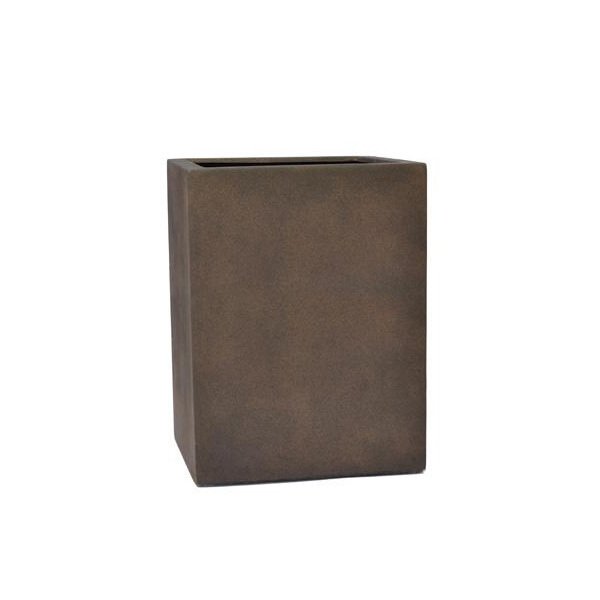 Vase carré Warrington couleur rouille